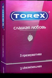 Презервативы, Torex (Торекс) 3 шт сладкая любовь