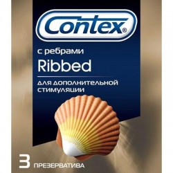 Презервативы, Contex (Контекс) 3 шт гусарские ребристые