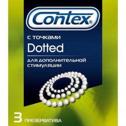 Презервативы, Contex (Контекс) 3 шт гусарские с точками