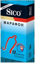 Презервативы, Sico (Сико) 12 шт марафон классические