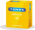 Презервативы, Torex (Торекс) 3 шт ребристые