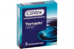 Презервативы, Contex (Контекс) 3 шт торнадо специальной формы