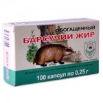 Барсучий жир обогащенный, Сустамед капс. 0.25 г №100